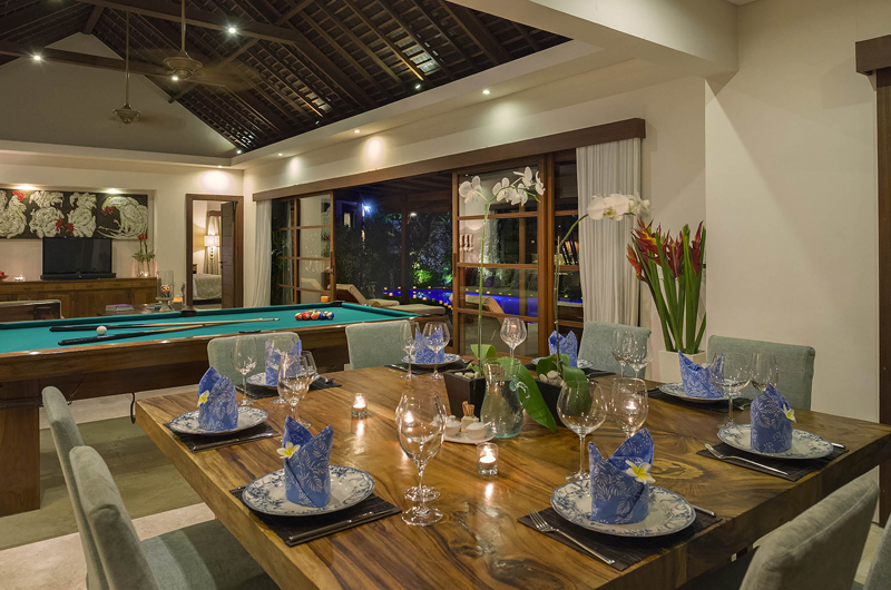 Lataliana Villas Dining Area, Seminyak | 7 Bedroom Villas Bali