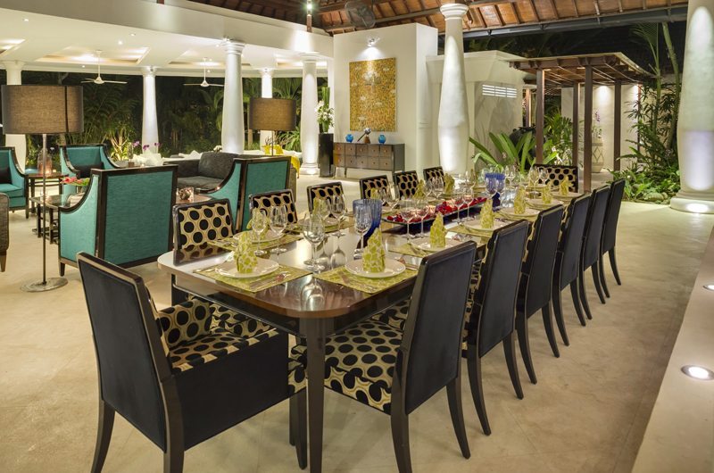 Uma Wana Prasta Dining Area, Canggu | 7 Bedroom Villas Bali