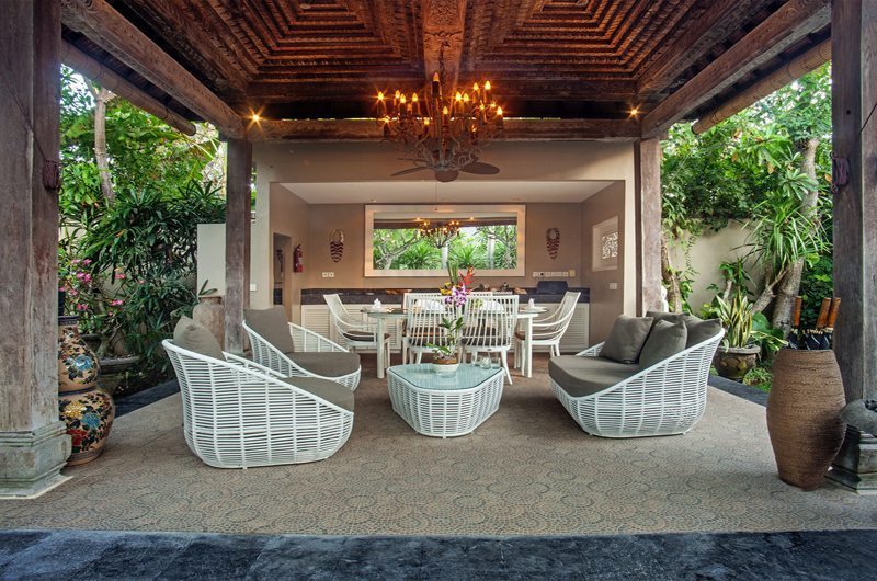 Villa Avalon Bali Outdoor Seating Area, Canggu | 7 Bedroom Villas Bali