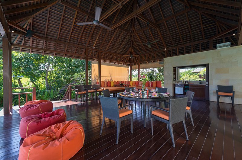Bendega Villas Dining Area, Canggu | 7 Bedroom Villas Bali