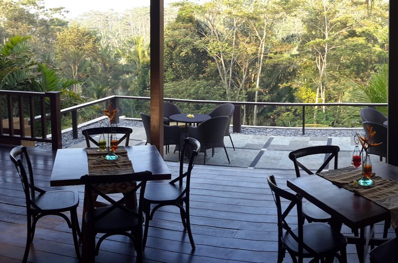 Villa Kembang Dining Area with View, Ubud | 7 Bedroom Villas Bali